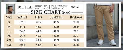 Zaitun Mens Casual Cargo Pants Lightweight Athletic Trousers Multi-Pocket Workout Hiking Pants Outdoor Work Tactical Pants
