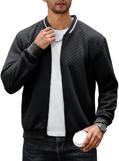 Zaitun Mens Bomber Jackets Casual Lightweight Sports Jacket Cargo Varsity Coat