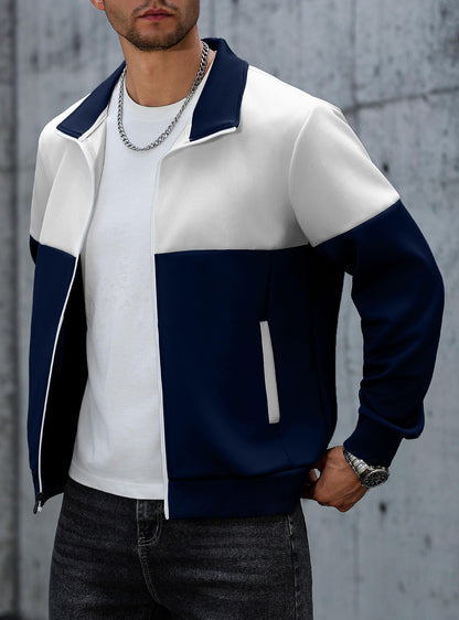 Zaitun Men’s Lightweight Casual Bomber Jacket Track Running Athletic Varsity Coat