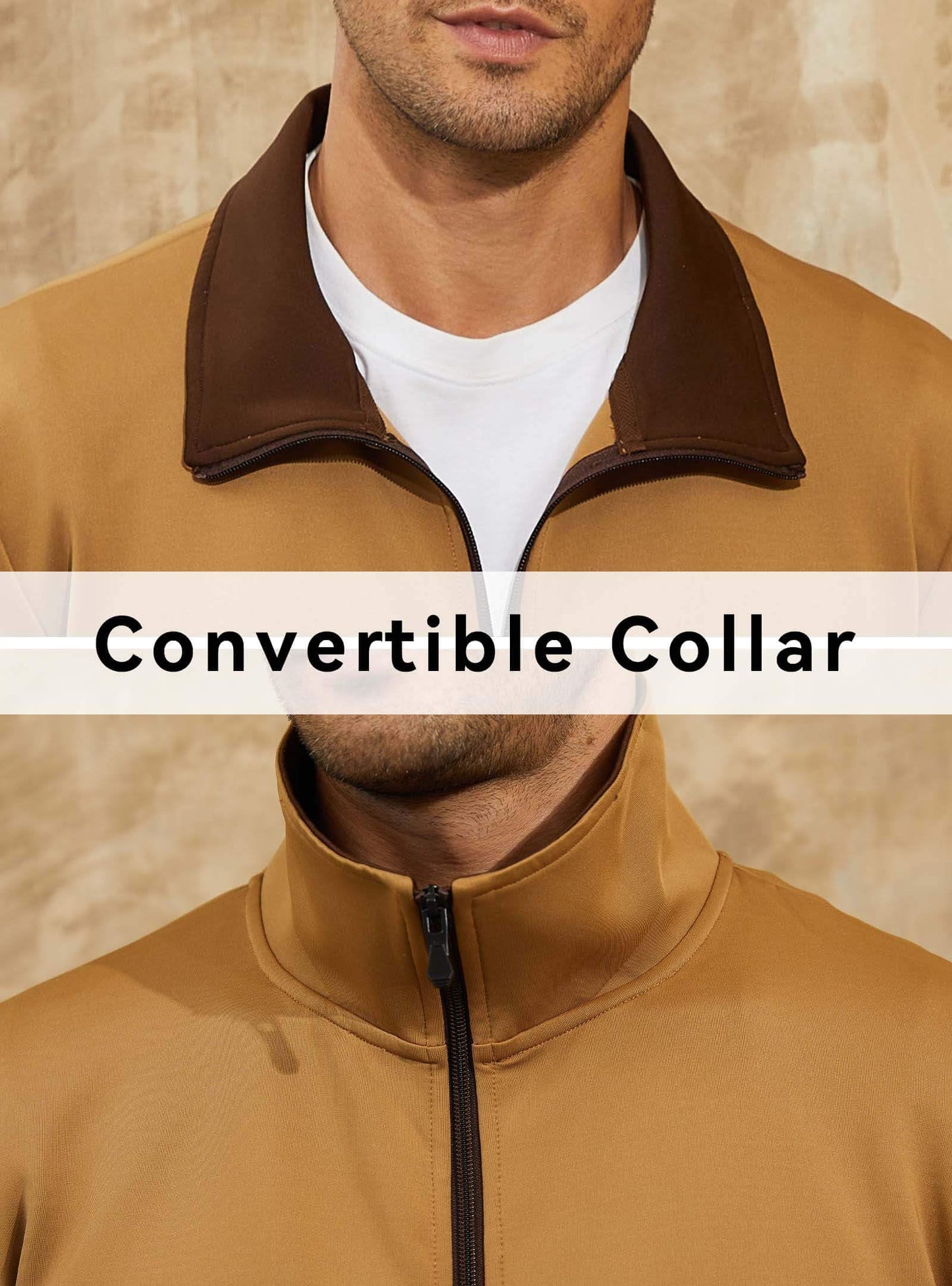 Zaitun Men’s Lightweight Casual Bomber Jacket Track Running Athletic Varsity Coat