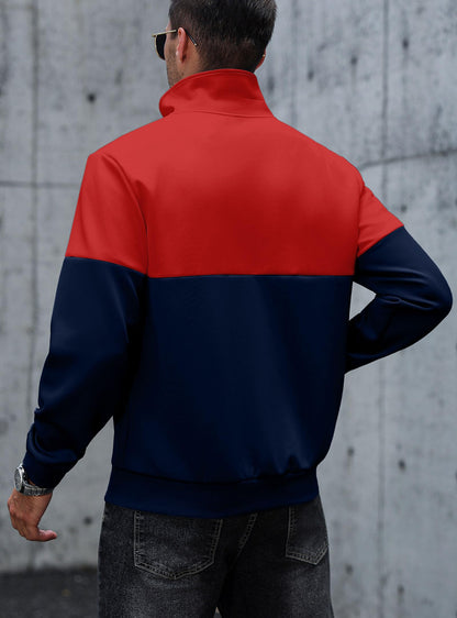 Zaitun Men’s Lightweight Casual Bomber Jacket Track Running Athletic Varsity Coat